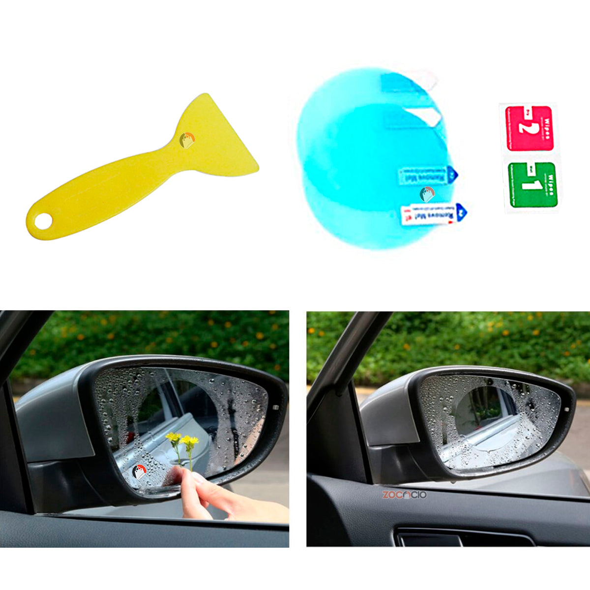Pegatina Antilluvia Para Retrovisor