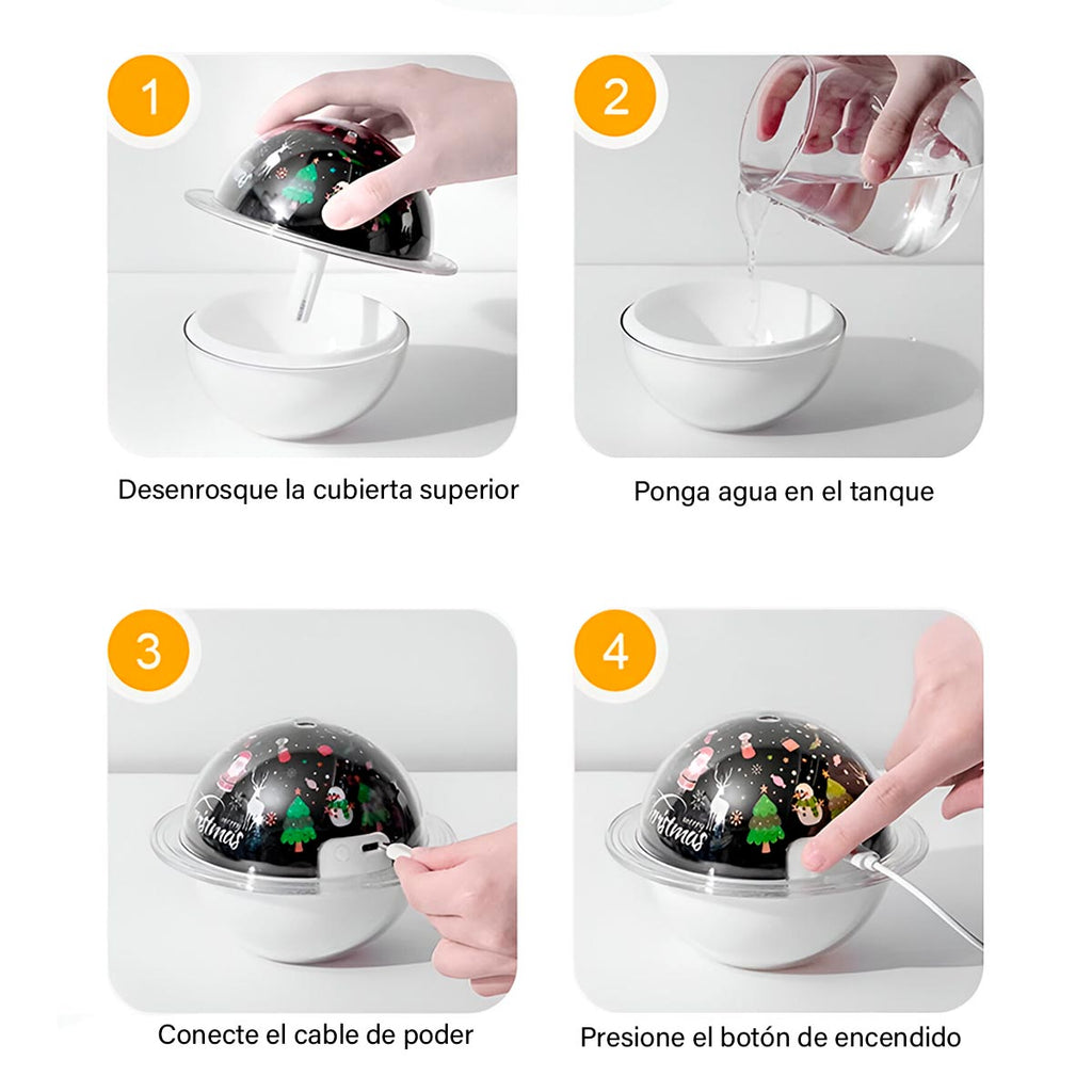 Humidificador LED Navideño