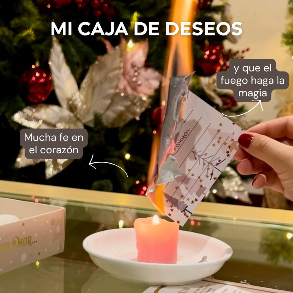 Kit Velas y deseos Navidad
