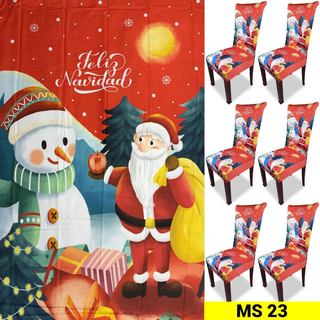 Set mantel navideño  + 6 fundas