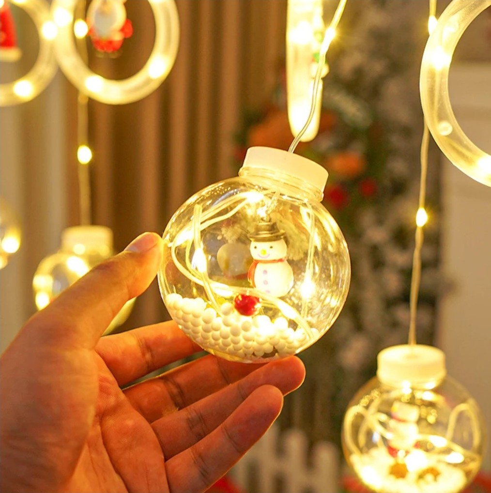 LUCES DE NAVIDAD ESFERAS